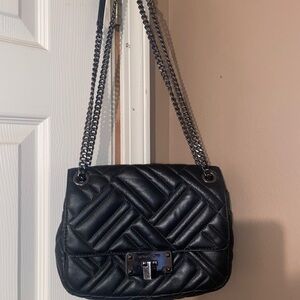 Michael Kors Black Quilted Shoulder Bag